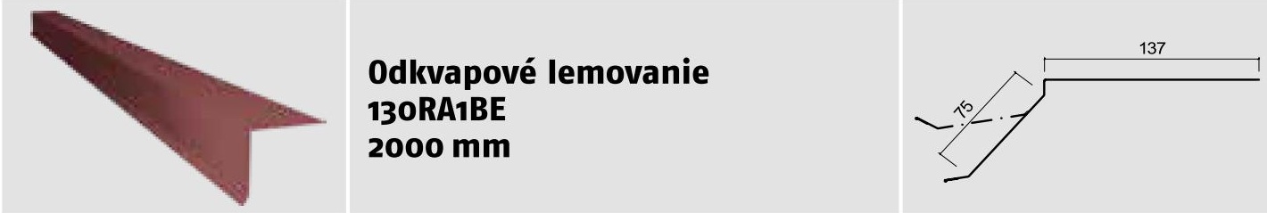 odkvapove lemovanie